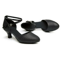Wefusties cipele za žene Ženske cipele Ženska dvorana Tango Latino Salsa Plesne cipele Cipele SOCIJALNE PLES cipele crno 36