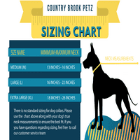 Country Brook Petz® Deluxe Giraffe ovratnik za pse, ekstra velik