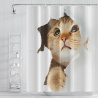 Slatka CAT tuš za tuširanje za djecu Kupatilo Lijepo mače životinje Smiješne kućne ljubimce Cat Izbori