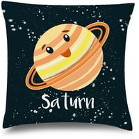Awkward Styles rasadnik Dekorativni jastuk navlake navlake sa Saturnom bacaju kasu za dječake i djevojke