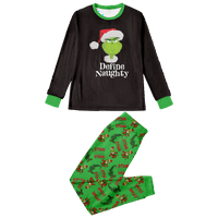 Porodica podudaranje božićne pidžame božićno čudovište Print Baby-Kids-Odrasli-kućni ljubimci Vrh i