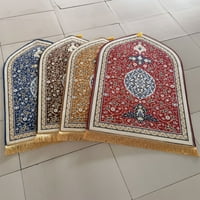 Arch obliku arapskog muslimanskog molitvenog prostirka Flannel cvjetni ispis molitljivi tepih