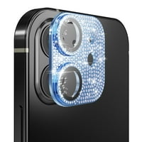 XPM kompatibilan sa Apple iPhone Pro Pro MA kamerom full kaljeno staklo s dijamantnim blatom blinskom