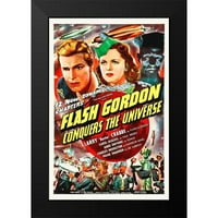 Hollywood FOTO arhiva crna moderna uokvirena muzejska umjetnost tiskana pod nazivom - Flash Gordon osvaja