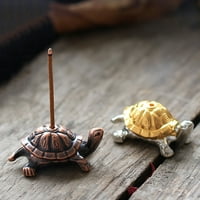 Mesingani držač za tamjan - pužev kornjača tamjan i konusni držač tamjana sa hvatačem za hvatanje pepela
