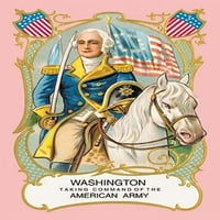 Washington preuzima komandu američke vojske likovne platnene