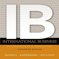 Međunarodno poslovno 15. izdanje Tvrdi uvez John Daniels, Lee Radebaugh, Daniel Sullivan