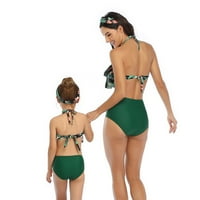 Tawop podudaranje porodice božićne pidžame vruće stil roditelj-dječji kupaći kostim modni printuje kupaći