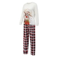 Božićna porodica Pajamas Podudarni setovi Elk Božićna odjeća za spavanje roditelj-dijete PJS odijelo