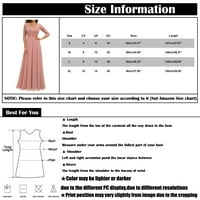 Clearsance Ljetne haljine za žene bez rukava čvrstoća na gležnju Dužina gležnja na linijskim datuma