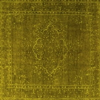 Ahgly Company Machine Persible Pravokutnik Perzijski žuti Tradicionalni predio, 2 '4 '