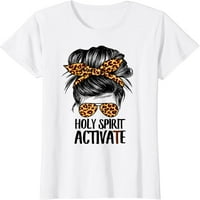 Trendi religiozni Sveti Duh Cool mamin Life Leopard Print Majica