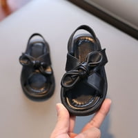 Binmer Toddler cipele za bebe Girls Slatka modna čvrsta boja luk bez klizanja Soft SOLE sandale