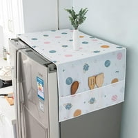 Hladnjak zaštićen od prašine - vodootporni poklopac sa džepovima za pohranu za perilicu rublja, hladnjak i pećnicu - višenamjenski gornji poklopac, 1pc