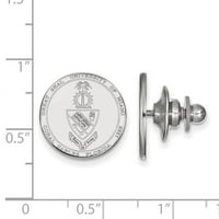 Jewels Sterling Silver RH-Pleted Univerzitet u Miami Crest Revel PIN
