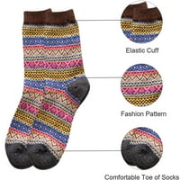 Čarape ženskih vintage stila debele vune tople zimske čarape