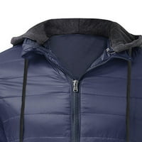 IOPQO jakne za muškarce padajuća odjeća svijetla toplo mušku zimsku jaknu kvalitetan kaput pakirani