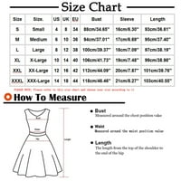 Žene 4. srpnja Dress Dnevna haljina za ženske američke zastave Summer Sandress Sexy Print ChartString