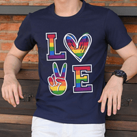 ObiteljskoPop LLC Love Mirovna pride košulja, majica za ljudsku desnu majicu, LGBT majica