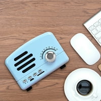 Farfi BT Mini prijenosni vintage bežični Bluetooth zvučnik punjivi muzički uređaj