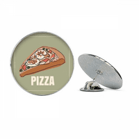 Kriška pizze Italija Morska hrana okrugla metalna kašika pin broš