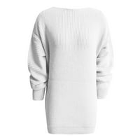 Munlar Womens Cardigan džemperi, ženska modna casual off-ramena džemper za džemper od panjeva
