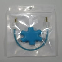 Svećačice razdjelni adapter, 5-smjerni priključak zasebne slušalice i mikrofonski adapter Combo Audio adapter kabel za PS Gaming slušalice XBO jedan laptop