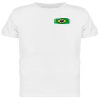 Brazil zastava Brazila, majica-majica -image by shutterstock, muški mali
