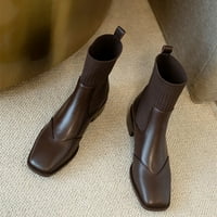 FVWitlyh gležnjače za žene antilop čizme za žene čizme žene čizme za gležanj jesen i zimski modni britanskog
