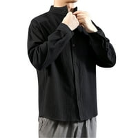 Muška ležerna košulja s dugim rukavima s jednim postoljem košulja s jednim postoljem