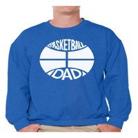 Neugodni stilovi Muška košarkaška tata Grafički duks, bijeli cool sportski poklon za Dan tatine oca