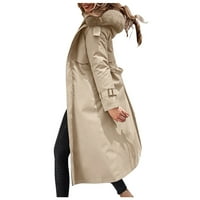 Advoicd Blazer jakna za ženski lagani kaput gornji dugi rukav puni zip vodeni kaputi sa kapuljačom sa