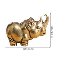 Mesing Rhino Model Privjesak nosorog viseći dekor DIY privjesak za ključeve Početna Dekorativni privjesak