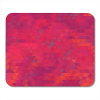 Ružičasta vruća živahna svijetla crvena apstraktna geometrijska prazna jarko obojena mousepad jastuk