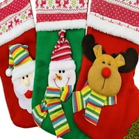Božićne čarape, velika plišana kuća za odmor, slatka uredska kućan kamin poklon, skupno