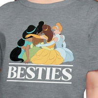 Disney princeza - princeza je besties - grafička majica mališana i mladih kratkih rukava