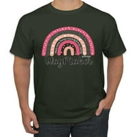 Waymaker Rainbow Grafička majica na inspirativno kršćanka, šumska zelena, srednja