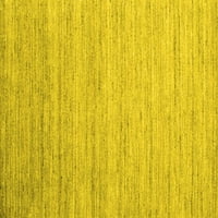 Ahgly Company Machine Persible Pravokutnik apstraktne žute suvremene prostirke, 2 '4 '