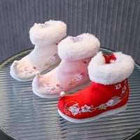 Obuća za bebe topla zimski snijeg izvezeni ispisani etnički stil pamuk jesen i zimske casual i udobne