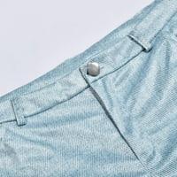 Eashery Women Jeans Trendy Retro Stretch Skinny Flare Tračevi traper retro srednjeg uspona Stretch Cut