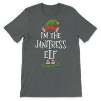 'm majica janitress elf - smiješna ružna božićna odjeća