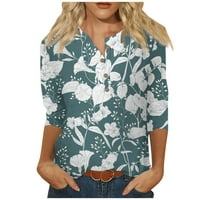 Košulje za žene za žene Slatke tinejdžerske majice Bluze Ležerne prilike plus veličina osnovnih vrhova