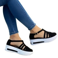 Sandale Žene Dressing Summer Peep Toe Platform Sandale Cipele Klinove Angle Buckle Dame Flip Flops