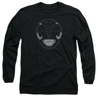 Power Rangers - Crna Ranger maska ​​- majica s dugim rukavima - XXX-Large