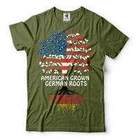 Američki uzgoj sa njemačkim korijenskim košuljama Njemačka košulja zastava Njemačka pokloni Njemačke