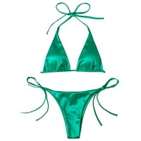 Ženski bandeau zavoj bikini set push up brazilski kupaći kostimi za kupaći kostim bikinija odjeća