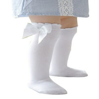 Wybzd koljena Highron Nowborn baby čarape za dijete Dječji dječaci Djevojke čipke luk Tube Duge čarape
