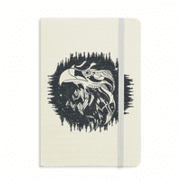 Eagle Forest Stars Art uzorak Notebook Službeni tkanini Tvrdo pokriće Klasični dnevnik časopisa