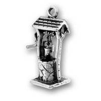 Sterling srebrna 7 šarm narukvica sa priloženim 3D starim modnim željama dobro sa šarmom kante za vodu