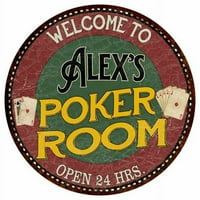 Alexova poker soba 12 okrugli metalni znak kuhinjski bar zidni dekor 200120034036